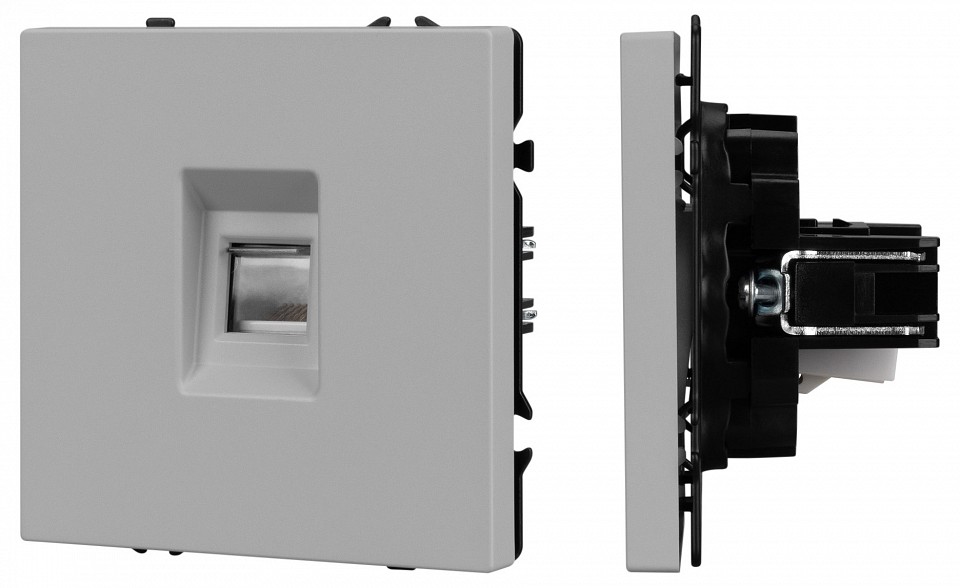 Розетка Ethernet RJ-45 и со шторками, без рамки Arlight SCT-NOBE 059439 в интернет-магазине "Галерея света"