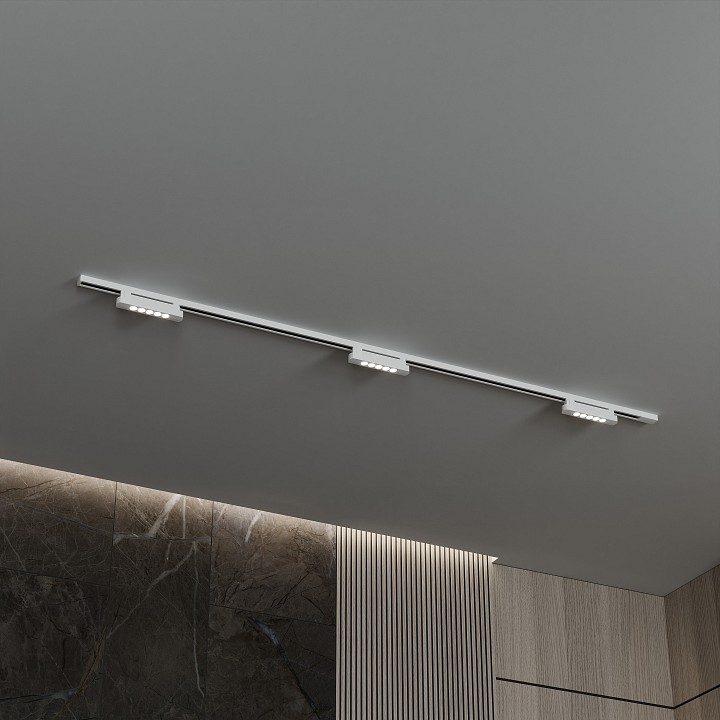 Комплект трековый Hesby Lighting №9 однофазная накладная Skylite HSBL_kompl_S009_NI2W4K в интернет-магазине "Галерея света"