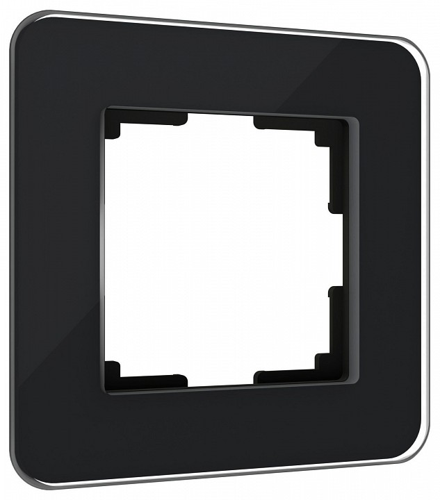 Рамка на 1 пост Werkel Elite (черный, стекло) W0012448 в интернет-магазине "Галерея света"