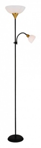 Торшер с подсветкой Arte Lamp Duetto A9569PN-2BK в интернет-магазине "Галерея света"