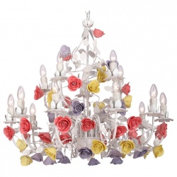 Подвесная люстра Lucia Tucci Fiori di Rose Fiori di rose 185.10.5 в интернет-магазине "Галерея света"
