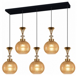 Подвесной светильник 02001-0.9-05L AMBER в интернет-магазине "Галерея света"