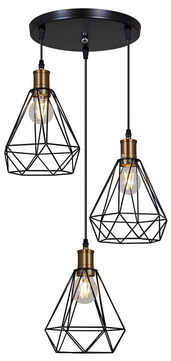 Подвесной светильник 04773-0.9-03 BK в интернет-магазине "Галерея света"