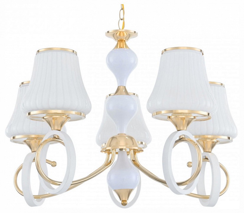 Подвесная люстра Arte Milano Florentia-2387 302387/5 Wh/Gd в интернет-магазине "Галерея света"
