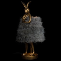 Настольная лампа декоративная Loft it Lapine 10315/A Grey fluff в интернет-магазине "Галерея света"