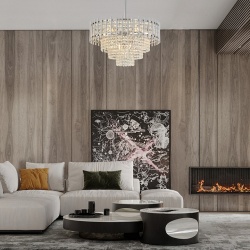 Люстра на штанге Arte Milano Sorrento-6109 376109/7/300/490 CR в интернет-магазине "Галерея света"