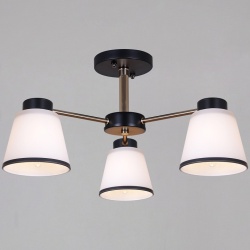 Люстра на штанге  30560-0.3-03 BK+FG в интернет-магазине "Галерея света"