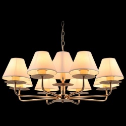 Подвесная люстра ILLUMICO  IL6197-9P-17 GD в интернет-магазине "Галерея света"