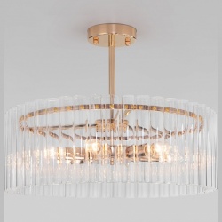 Люстра на штанге Bogate's Flamel 373/6 Smart золото в интернет-магазине "Галерея света"