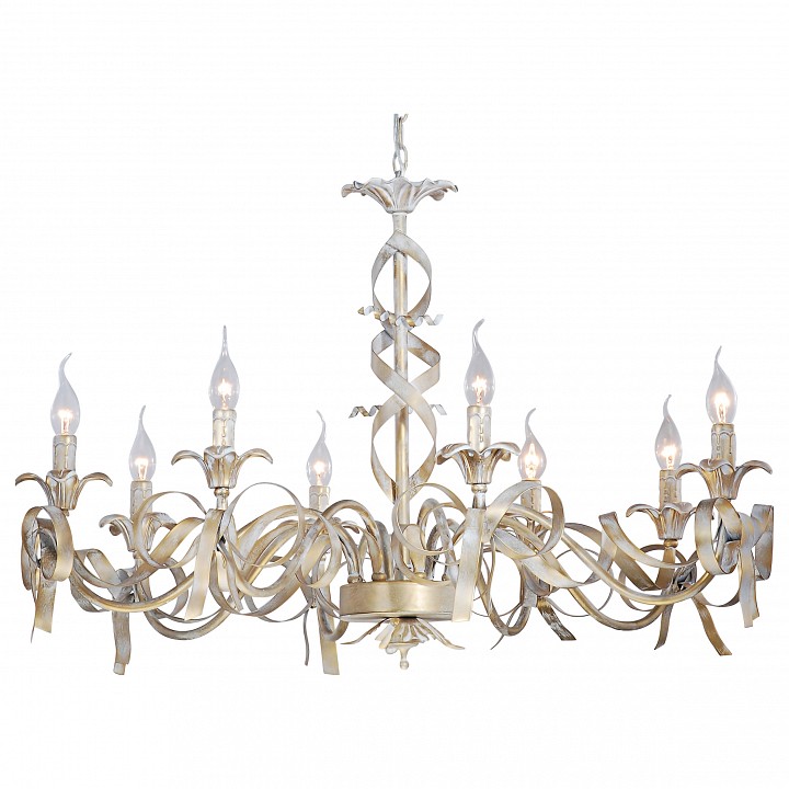 Подвесная люстра Arte Lamp Olivia A1018LM-8GA в интернет-магазине "Галерея света"