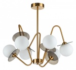 Люстра на штанге Indigo Jazz 11020/6R Brass в интернет-магазине "Галерея света"