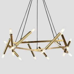 Подвесная люстра Imperiumloft Jonathan Browning Le Pentagone Chandelier 20 Light 40.2364 в интернет-магазине "Галерея света"