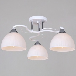 Люстра на штанге  85460-0.3-03 WH+CR в интернет-магазине "Галерея света"