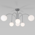 Люстра на штанге Eurosvet Alix 30177/6 хром в интернет-магазине "Галерея света"