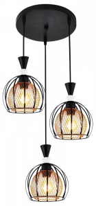 Подвесной светильник 03061-0.9-03 BK+GOLD в интернет-магазине "Галерея света"