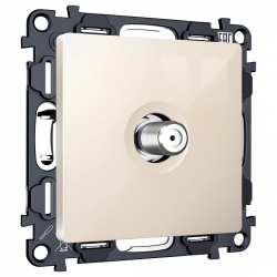 ТВ-розетка без рамки Ambrella Volt ALFA MA313050 в интернет-магазине "Галерея света"