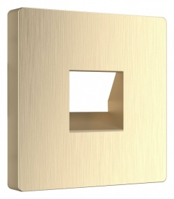 Накладка для розетки телефонной RJ-11 Werkel шампань рифленый W1192010 в интернет-магазине "Галерея света"