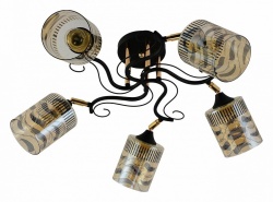 Потолочная люстра 11313-0.3-05 BK+FGD в интернет-магазине "Галерея света"