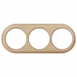 Рамка на 3 поста Werkel Legend (светлый бук) W0035224 в интернет-магазине "Галерея света"