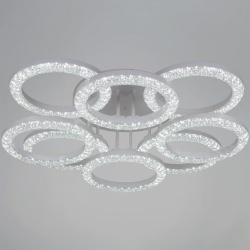 Люстра на штанге  67120-0.3-4+4C WH в интернет-магазине "Галерея света"