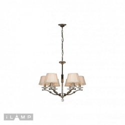 Подвесная люстра iLamp Vivaldi 85125/6 CR в интернет-магазине "Галерея света"