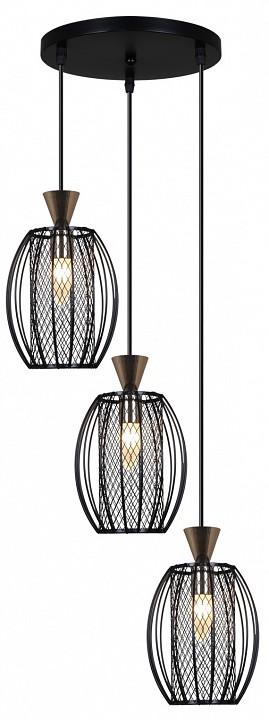 Подвесной светильник 00907-0.9-03 BK в интернет-магазине "Галерея света"