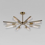 Люстра на штанге Eurosvet Trompeta 70144/8 латунь в интернет-магазине "Галерея света"