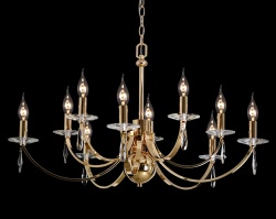 Подвесная люстра ILLUMICO  IL5253-10PLS-25 ELITE в интернет-магазине "Галерея света"