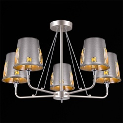 Люстра на штанге ILLUMICO  IL9407-5PSQ-29 CHS CR в интернет-магазине "Галерея света"