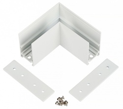 Соединитель угловой внутренний для треков накладных MyFar  MT0201-CL-W в интернет-магазине "Галерея света"