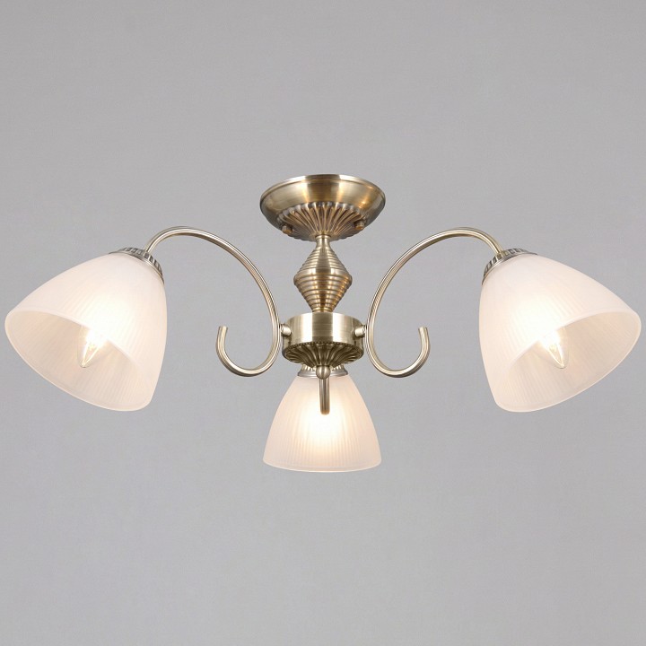 Люстра на штанге ILLUMICO  IL0897-3CSQ-26 AB ELITE в интернет-магазине "Галерея света"