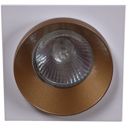 Встраиваемый светильник  51612-9.0-001MN MR16 WH+GD в интернет-магазине "Галерея света"