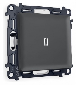 Выключатель одноклавишный с подсветкой без рамки Ambrella Volt ALFA MA902015 в интернет-магазине "Галерея света"