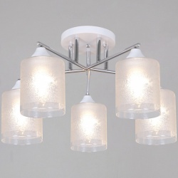 Люстра на штанге  69160-0.3-05 WH+BK в интернет-магазине "Галерея света"