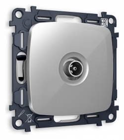 ТВ-розетка оконечная без рамки Ambrella Volt OMEGA MO413010 в интернет-магазине "Галерея света"