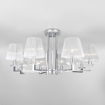 Люстра на штанге Eurosvet Alegria 60125/8 хром Smart (60114/8) в интернет-магазине "Галерея света"