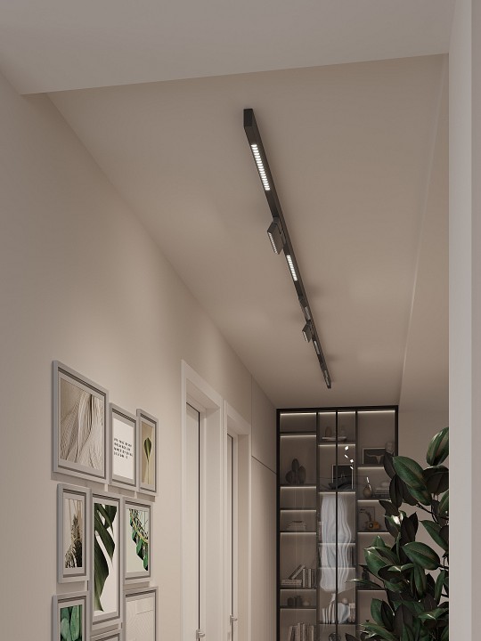 Комплект трековый Hesby Lighting ElDeko HSBL_kompl_E007_NI4B4K в интернет-магазине "Галерея света"