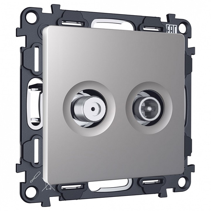 ТВ-розетка и SAT-розетка оконечная без рамки Ambrella Volt ALFA MA513310 в интернет-магазине "Галерея света"