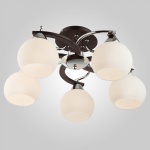 Потолочная люстра Eurosvet Larion 9654/5 хром/венге в интернет-магазине "Галерея света"