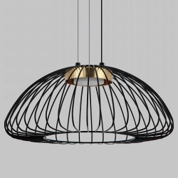 Подвесной светильник Imex MD.2310 MD.23104-1-P-BK+BR в интернет-магазине "Галерея света"