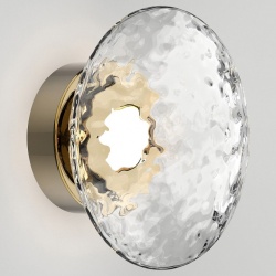 Накладной светильник Eurosvet Ripple 50389/1 LED латунь в интернет-магазине "Галерея света"