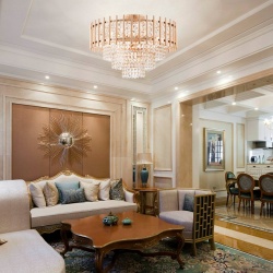 Люстра на штанге Arte Milano Sorrento-6109 376109/7/30/490 GD в интернет-магазине "Галерея света"