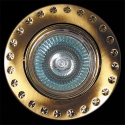 Встраиваемый светильник  03053-9.0-001AK MR16 SG+GD в интернет-магазине "Галерея света"