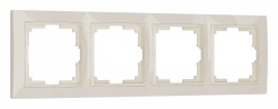 Рамка на 4 поста Werkel Snabb Basic (слоновая кость) W0042003 в интернет-магазине "Галерея света"