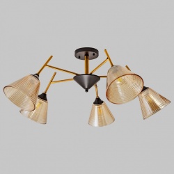 Люстра на штанге Imex MD.4250 MD.4250-5-S-COP+BK в интернет-магазине "Галерея света"