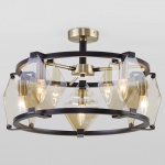 Потолочная люстра Eurosvet Aragon 60116/5 черный в интернет-магазине "Галерея света"