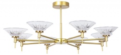 Люстра на штанге Arte Lamp ALESSIA A2076PL-8GO в интернет-магазине "Галерея света"