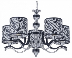 Подвесная люстра Arte Milano Florentia-4957 304957/5 Bk/Ni в интернет-магазине "Галерея света"