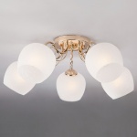 Потолочная люстра Eurosvet Wendy 30138/5 золото в интернет-магазине "Галерея света"