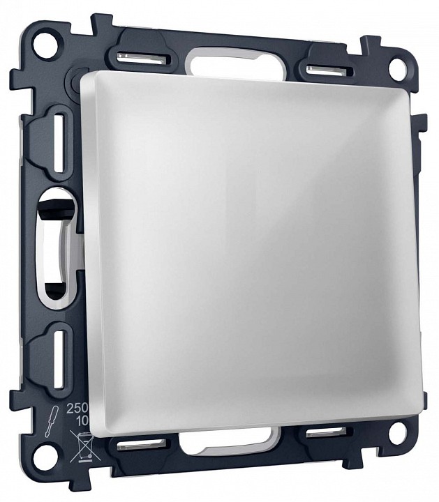 Выключатель двухполюсной самовозвратный без рамки Ambrella Volt MA MA401050 в интернет-магазине "Галерея света"